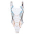 Sorrento One Piece in Calcutta Reversible, Scoop neckline, Mesh side detail, Low back thick strap detail  High 80's cut waist